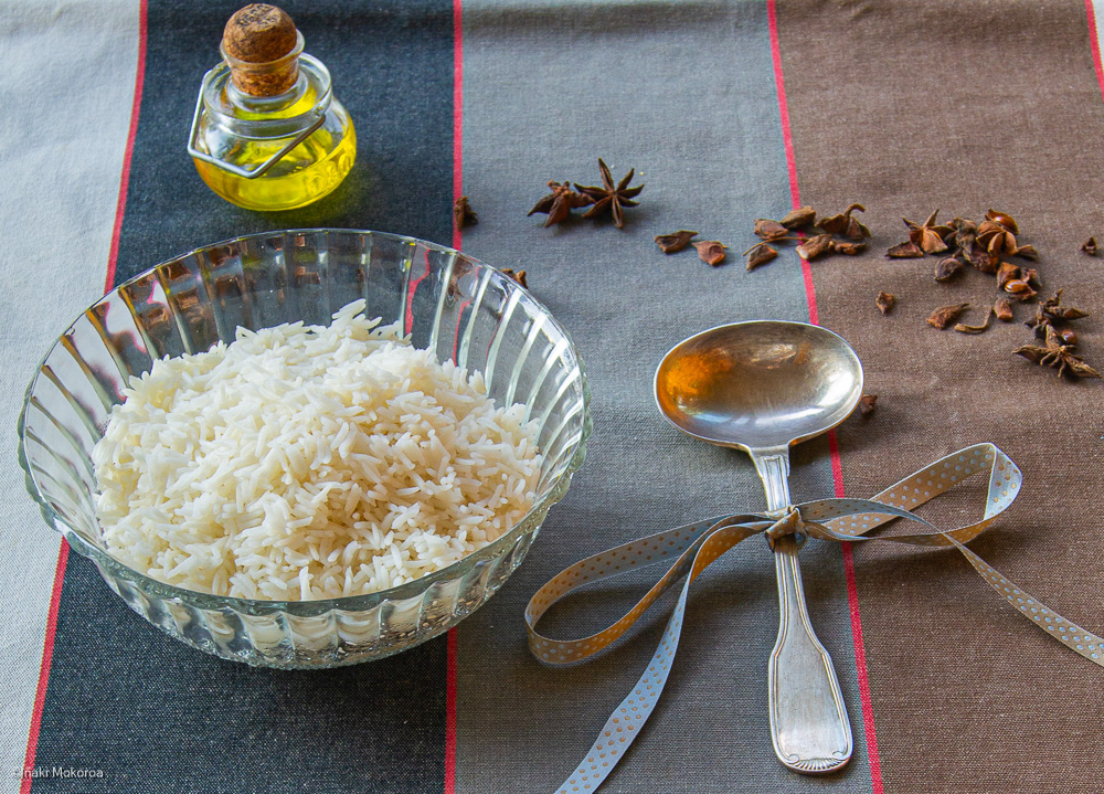 Arroz blanco basmatti