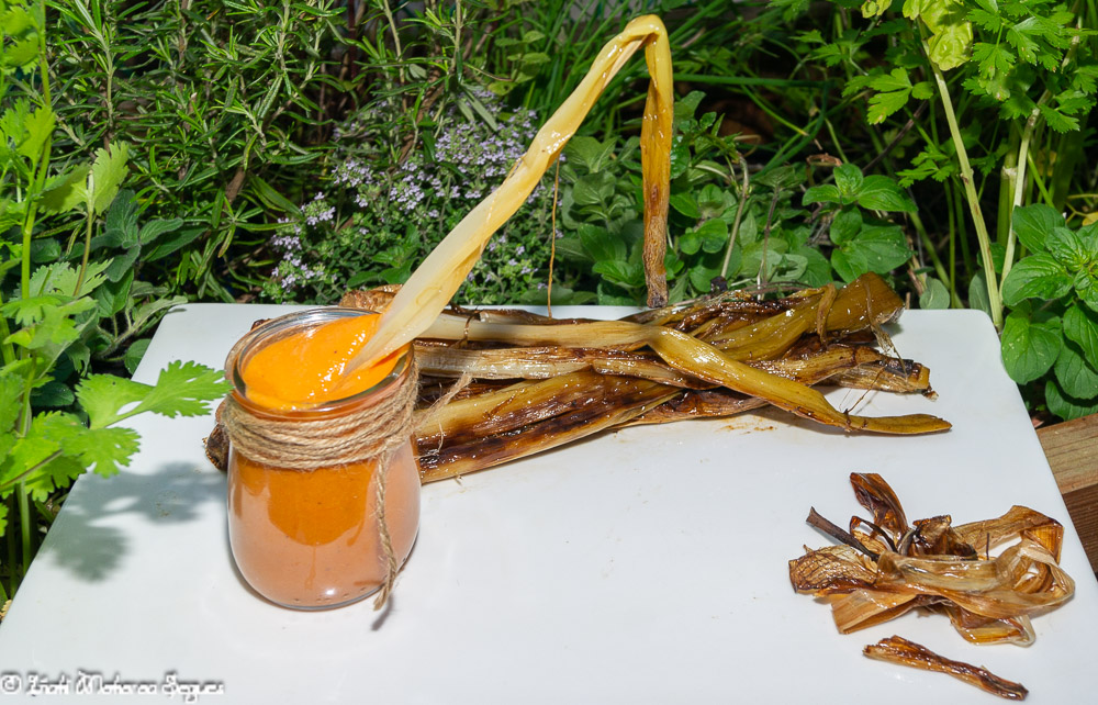 Calçots al horno