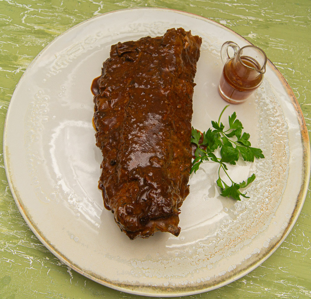 Costillas de cerdo en papillote