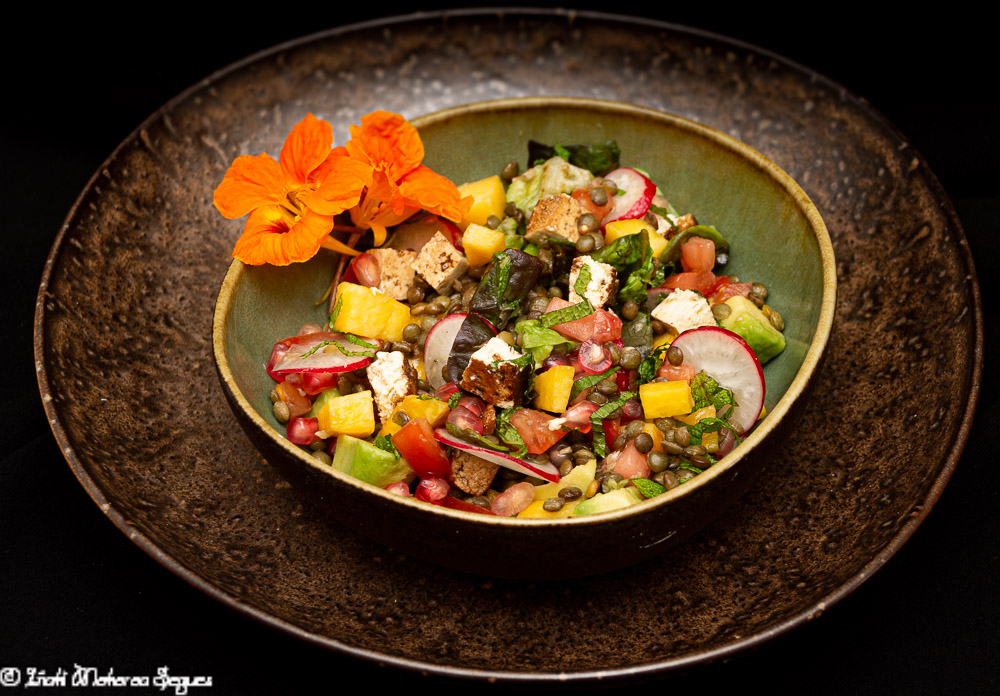 Ensalada de lentejas de Puy