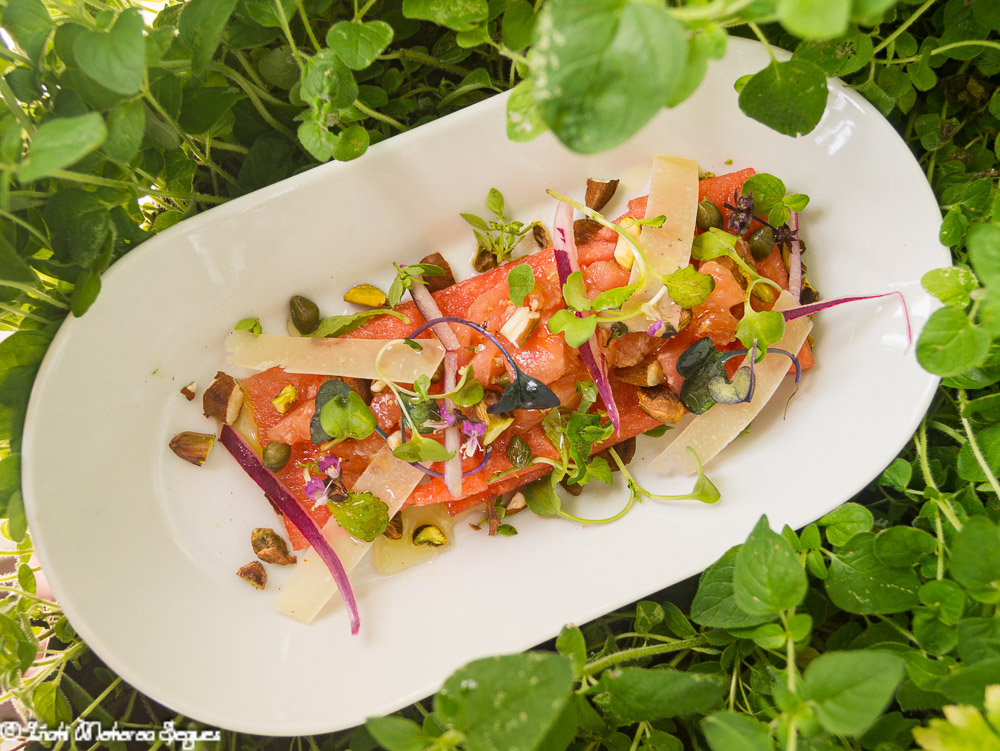 Ensalada de sandía y tomate