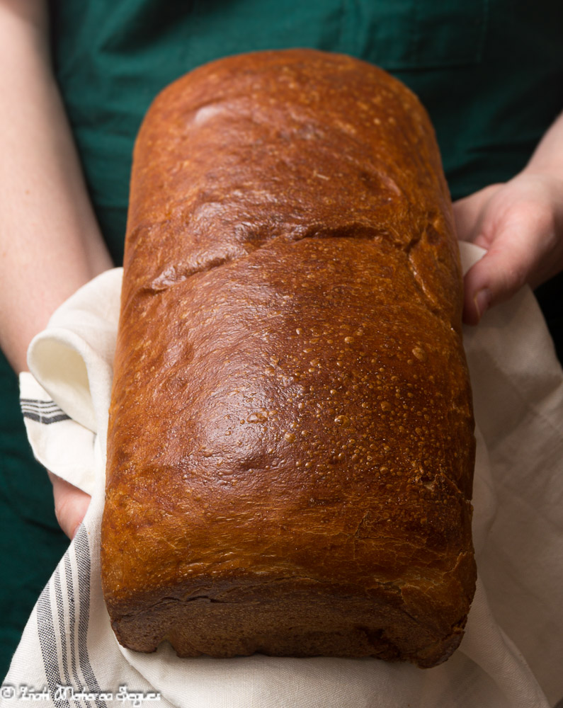 Pan de molde con tang zhong