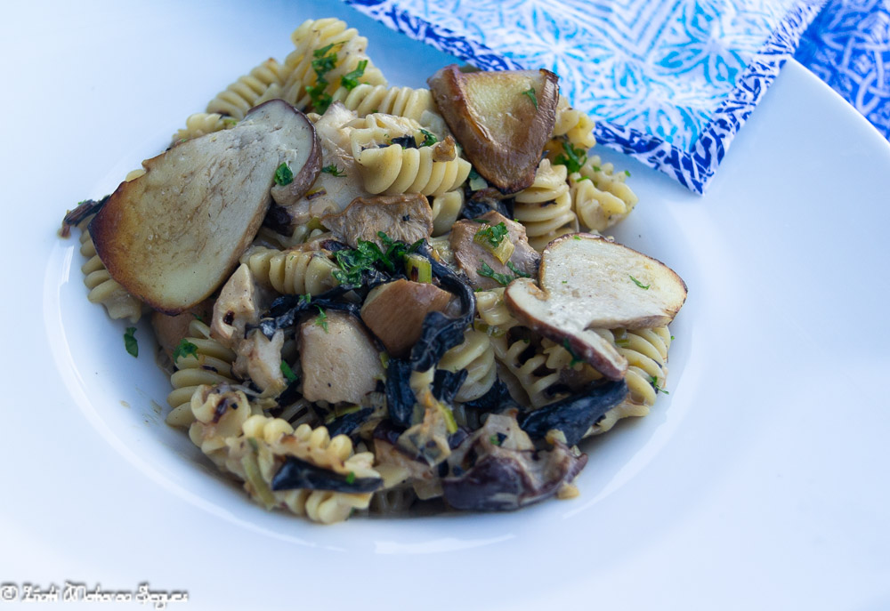 Pasta con setas