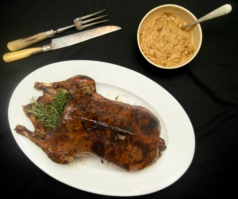 Pato asado