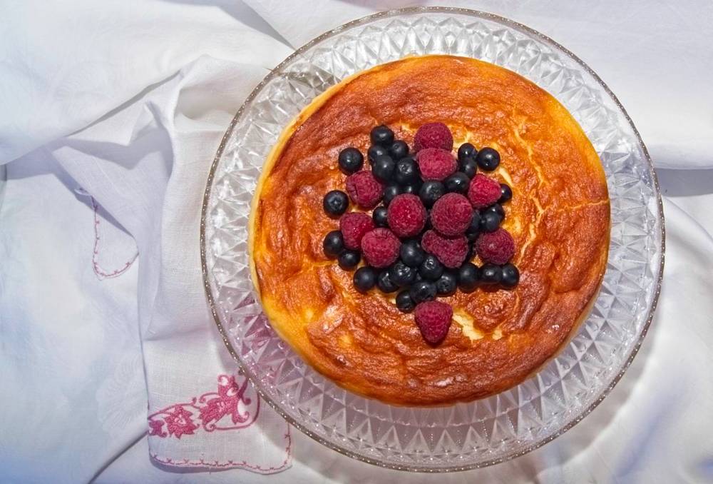 Tarta de queso estilo La Viña