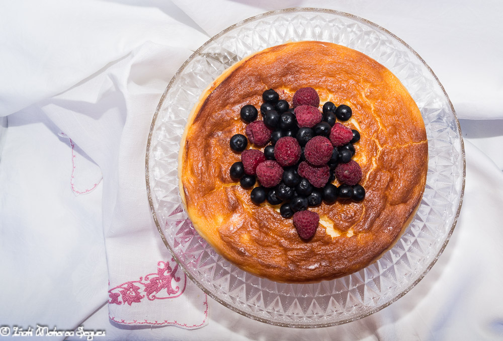 Tarta de queso estilo La Viña