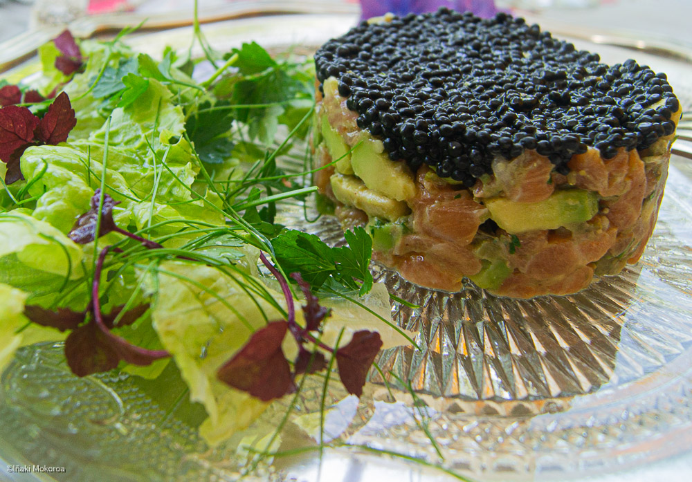 Tartar de salmón